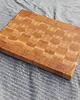 deski do krojenia i tace Dębowa deska do krojenia w stylu End Grain. Sztorcowy blok do krojenia. 4