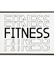 plakaty Plakat motywacyjny z napisem FITNESS 2