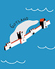 plakaty Baltic Sea Morze Bałtyckie Mapa plakat 50x70 cm 5