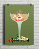 plakaty Koktail Rabbit's Foot - plakat art giclee 1
