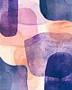 plakaty Plakat - Watercolor shapes 3 2