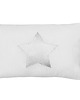 dekoracje świąteczne Lniana poduszka ze srebrną gwiazdką BRUDNY Róż 8