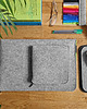 etui na laptopa ETUI NA LAPTOPA filcowe zielony zamek 7