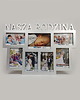 ramki na zdjęcia Multirama ramka na zdjęcia z napisem  Nasza Rodzina 7 zdjęć 10x15 i 13x18 2