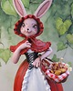 figurki i rzeźby Króliczek Czerwony Kapturek 1