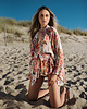 bluzki kimonowe damskie Kimono Flower Ecru SHORT 8