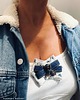 broszki Brosza z kolekcji Jeans  z Pieskiem z kryształków 9