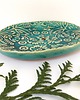 mydelniczki Folk owalna mydelniczka ceramiczna 1
