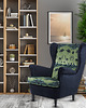 fotele Fotel uszak Richmond we wzory, kolorowy, patchwork, welurowy 4
