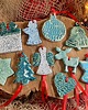 ozdoby choinkowe Zestaw ceramicznych zawieszek 10 sztuk 1