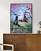 plakaty Surrealistyczny Plakat "Love is Blind" Kolaż 3