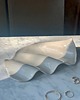 pojemniki na biżuterię Ceramiczna Fala na Biżuterię Pearl White 5