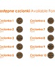 spinki do mankietów Spinki do mankietów z grawerem na Orzechu 3