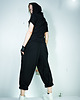 spodnie dresowe damskie Czarne wygodne spodnie unisex CAUTION! 3