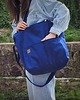 torby na ramię Lazy bag Pocket torba granatowa bawełniana eco 6