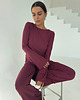 bluzki z długim rękawem damskie Longsleeve Sense beetroot 2