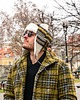 czapki i kapelusze męskie Ciepła Czapka W Stylu Aviator Z Nausznikami 3