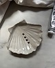mydelniczki Ceramiczna Mydelniczka z Odpływem Muszelka Muszla Pearl White 1