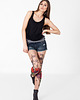 legginsy Legginsy cieliste z tatuażem Wild Birds 6