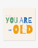 kartki okolicznościowe - wydruki Kartka urodzinowa "You are not old! 1