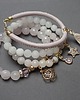 bransoletki z kamieni naturalnych Light pink  /16-02-22/ set 3