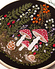 Ozdoby na ścianę Jesienne muchomory,haft w tamborku ok 20 cm średnicy 4