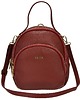 plecaki Plecak skórzany bordo (6227) 4