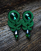 kolczyki soutache Zielone  kolczyki soutache 2