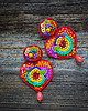 kolczyki soutache Kolekcja Frida - kolczyki kolorowe serca 1