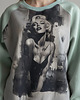 bluza bez kaptura damska Bluza oversize Aparigraha Marylin Monroe szałwia bordo rozmiar L 40 3