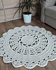 dywany Dywan ze sznurka bawełnianego szydełkowy 90cm 2