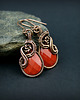 kolczyki wire wrapping Kolczyki z jaspisem 7