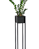 kwietniki Kwietnik Metalowy CUBO 90cm czarny 1