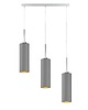 lampy wiszące 3-punktowa lampa wisząca do kuchni BORNEO GOLD 3