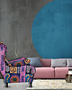 fotele Fotel uszak Barcelona we wzory, kolorowy, patchwork, welurowy 6