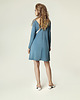 sukienki mini damskie Sukienka Jackie Winter - brudny niebieski 1