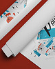plakaty Warszawa Mapa Powiśle plakat 50x70 cm 3