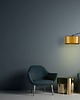 lampy podłogowe Złota lampa podłogowa łukowa BARI MIRROR w stylu glamour 1