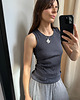 topy damskie Bokserka Bra light antracite 4