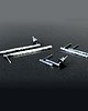 kolczyki wire wrapping Srebrne minimalistyczne kolczyki PATYKI 4