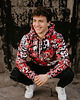 bluzy męskie Męska Bluza z kapturem DR.CROW Graffiti Skull 1
