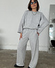 bluza bez kaptura damska Bluza Grounded light grey 5
