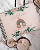 niemowlak - inne BOHO TĘCZA album dla dziewczynki, prezent na chrzest, narodziny, baby shower 1