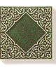 kafle i panele Kafle dwanaście ornamentów, zielonobrązowe. 2