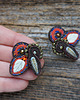 kolczyki soutache Kolczyki soutache Jesienny liść 2