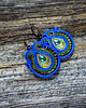 kolczyki soutache Peacock Eye-kolczyki soutache 1