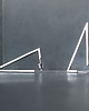 kolczyki srebrne Minimalistyczne kolczyki srebrne trójkąty 1