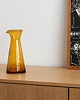 czajniki i dzbanki Karafka szklana bursztynowa, duński design, lata 70, produkcja: Dania 1