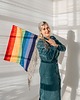 makramy RAINBOW - ręcznie tkana tęczowa flaga 2