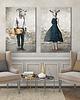 obrazy Komplet dwóch dużych obrazów KOZY- 2 x 70x100cm 1